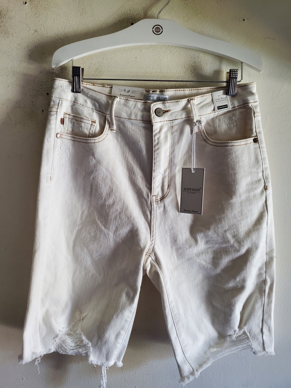 Judy Blue High Rise Short Size Large.